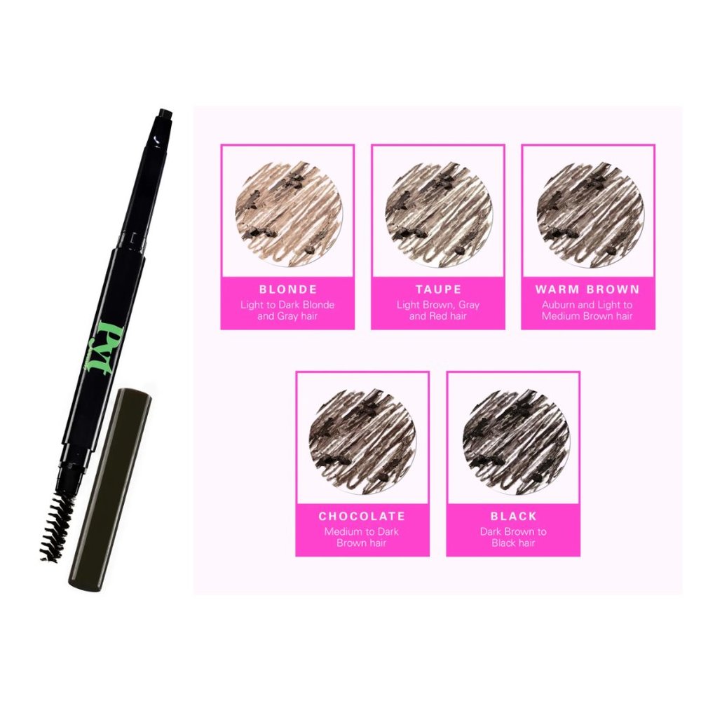 BLACK - PYT BEAUTY BROW GOALS PENCIL